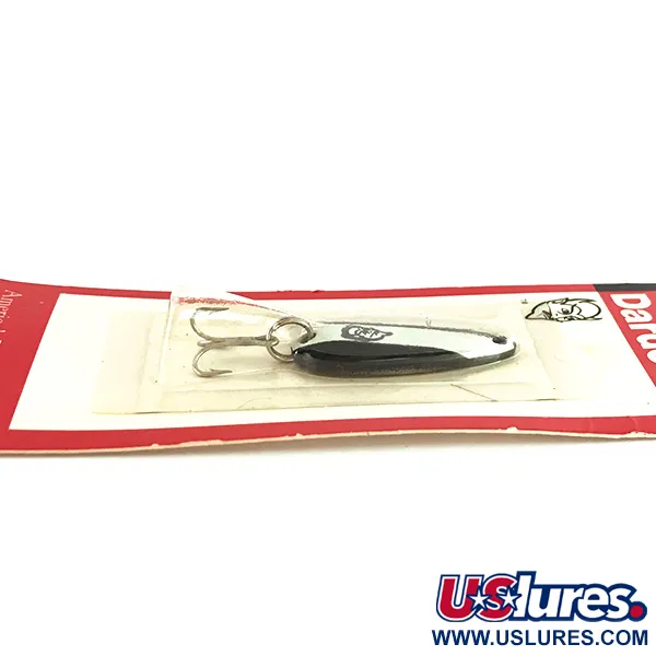 Eppinger Dardevle Midget Blinker, Schwarz/Weiß/Nickel, 6g, #7773