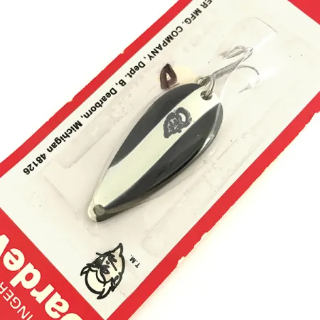 Eppinger Dardevle Spinnie Blinker, Schwarz/Weiß/Nickel, 9g, #7775