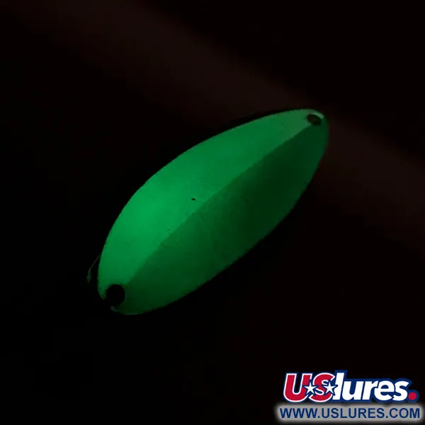 Seneca Little Cleo (Hula Girl) Blinker, Glow Weiß/Grün/Nickel, #7785