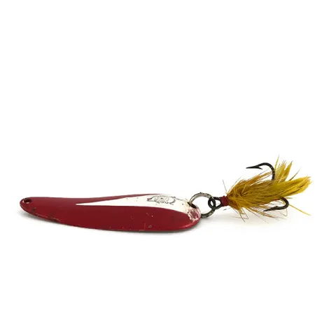 Eppinger Dardevle Imp Blinker, Rot / Weiß / Kupfer, 11g, Federn, #7790