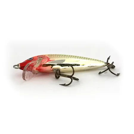 Rapala Original Floater F5 Wobbler, Rot-Gelb-Silber, 2,3g, Balsa, #7793