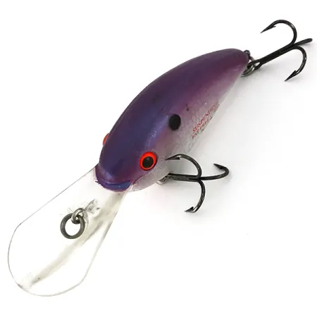 Bomber Fat Free Shad Bill Dance, Silber/Violett, 14g, Tiefläufer, #7794