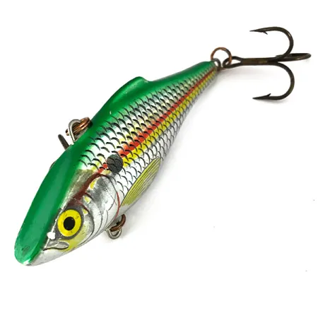 Rapala Rattl'n RAP Vibrationsköder, Grün/Silber, 16g, Rasseln, #7795