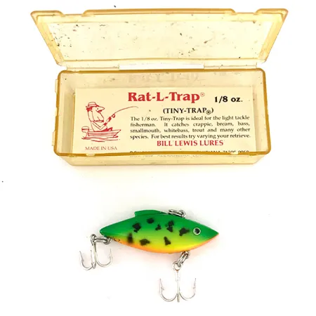 Bill Lewis Rat-L-Trap TT-W4 Wobbler, Fire Tiger, 5g, Rassel, #7798