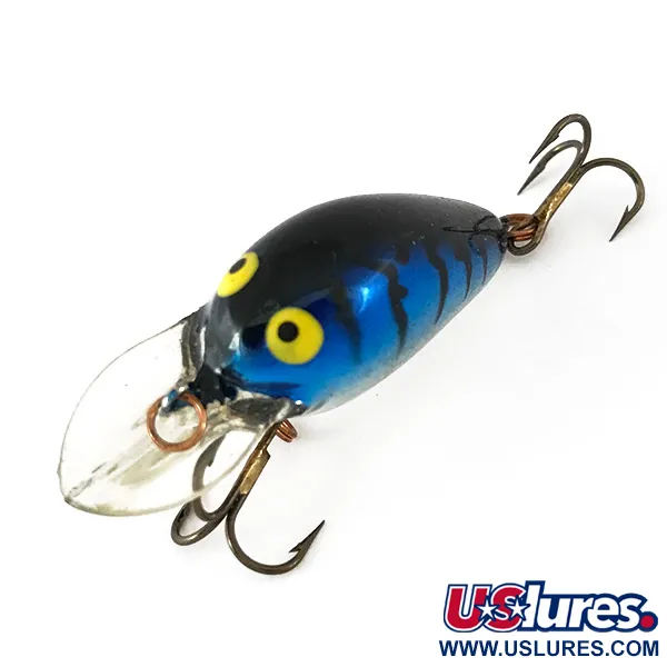 BOMBER FAT A B03F Crankbait, Blau Metallic, 2g, Schwimmend, #7826