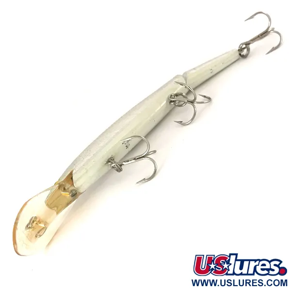 Rebel Fastrac Gliederwobbler, Silber-Blau, 12.5g, Tiefläufer, #7843