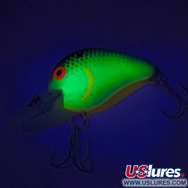 Bomber Fat A B04F UV Wobbler, Brown Chartreuse, 5.5g, UV, #7858