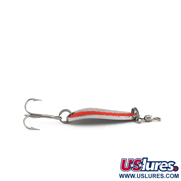 Luhr Jensen Krocodile Blinker, Nickel gehämmert/Rot, 9g, Weitwurf, #7869