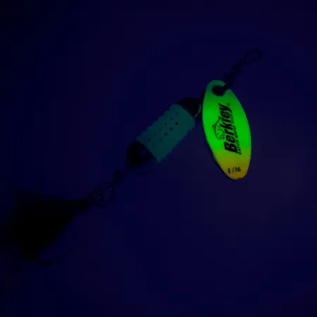 Berkley Scent Vent UV Spinner, Neongelb, 2,5g, UV-aktiv, #7886