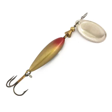 Matzuo FinSpin Spinner, Silber/Bronze (Messing), 7g, Vintage, #7891