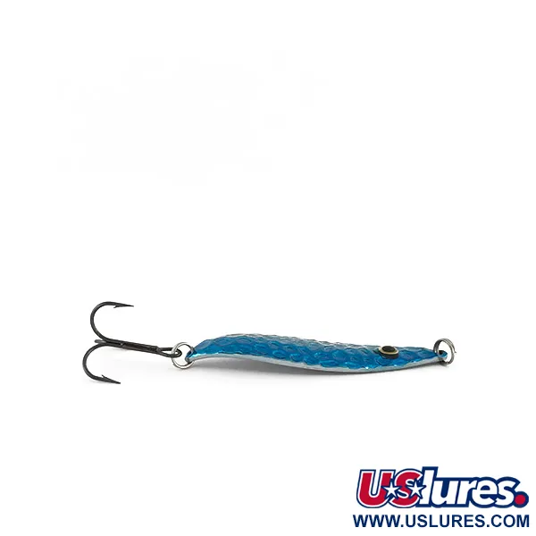 BLUE FOX Matrixx Spoon Blinker, Blau/Nickel, 7g, Schuppenmuster, #7901