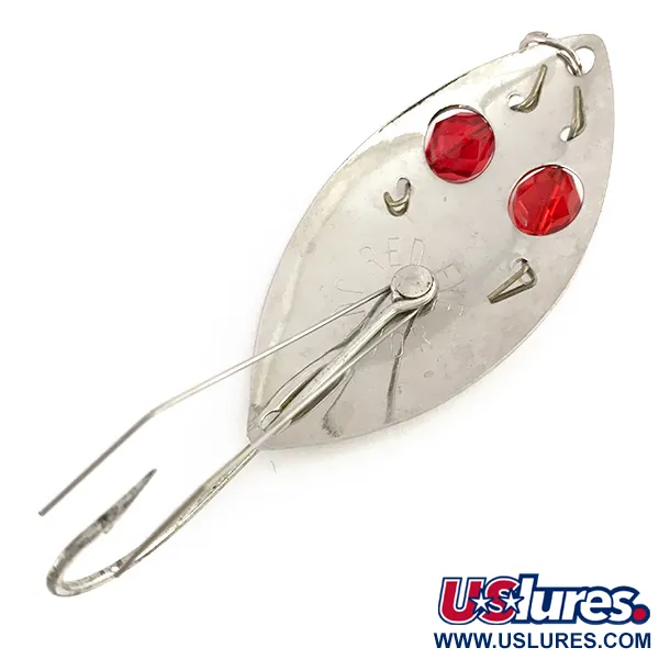 Eppinger Weedless Red Eye Junior Blinker, Nickel / Rot, 12g, Krautschutz, #7904
