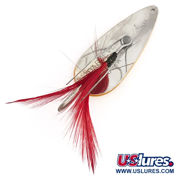 Eppinger Weedless Dardevle Imp Blinker, Orange/Nickel, 11g, krautlos, #7906