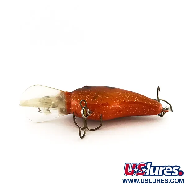 Strike King 4XD Tieflauf-Crankbait, Gold-Orange, 10g, Rasseln, #7913