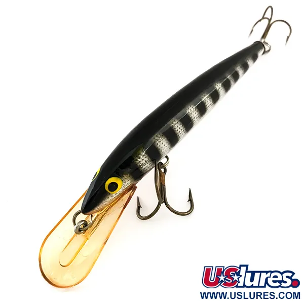 Bagley's Diving Bang-O-Lure Wobbler, Silber / Schwarz, 12.5g, #7914