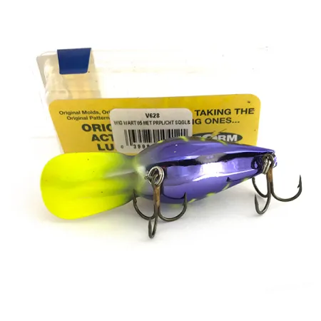 Storm Wiggle Wart Tiefläufer, Violett / Fluo-Gelb, 11g, Rasseln, #7944