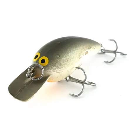 Norman Little N Crankbait, Grau-Weiß, 7g, Orange Kehle, #7954