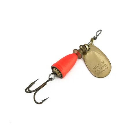 Blue Fox Super Vibrax 0 Spinner, Gold / Fluor Orange, 3,4g, #7982