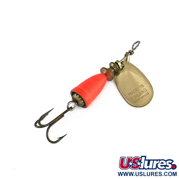 Blue Fox Super Vibrax 0 Spinner, Gold / Fluor Orange, 3,4g, #7982