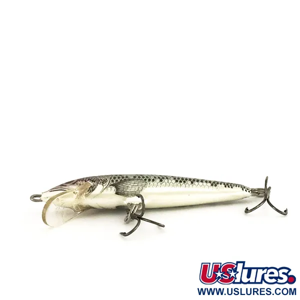 Rapala Original Floater F7 Wobbler, Silver Green, 4g, Balsa, #7989