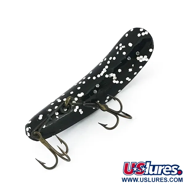 Yakima Bait FlatFish F7 Wobbler, Black / Glitter Silver, 3.6g, #7994