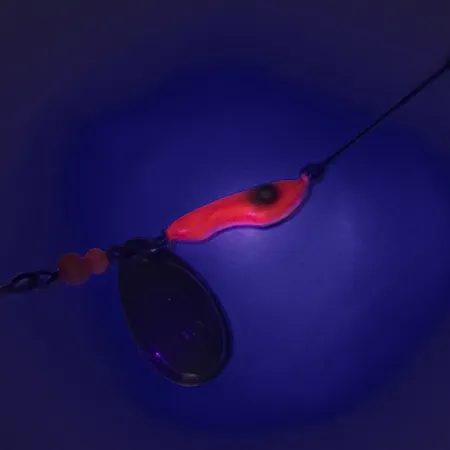 Erie Dearie Walleye Killer UV Spinner, Nickel, 12g, UV-Finish, #8008