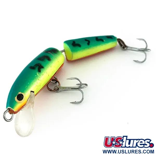 Rapala Jointed J-7 UV Wobbler, Fire Tiger, 4g, UV-aktiv, #8011