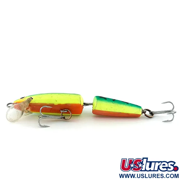 Rapala Jointed J-7 UV Wobbler, Fire Tiger, 4g, UV-aktiv, #8011
