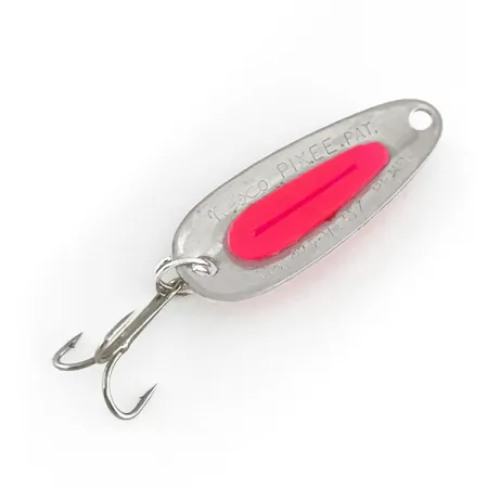 Blue Fox Pixee UV Blinker, Gehämmerter Nickel/Rosa, 4.5g, UV-Einsatz, #8023