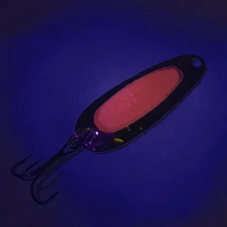 Blue Fox Pixee UV Blinker, Gehämmerter Nickel/Rosa, 4.5g, UV-Einsatz, #8023