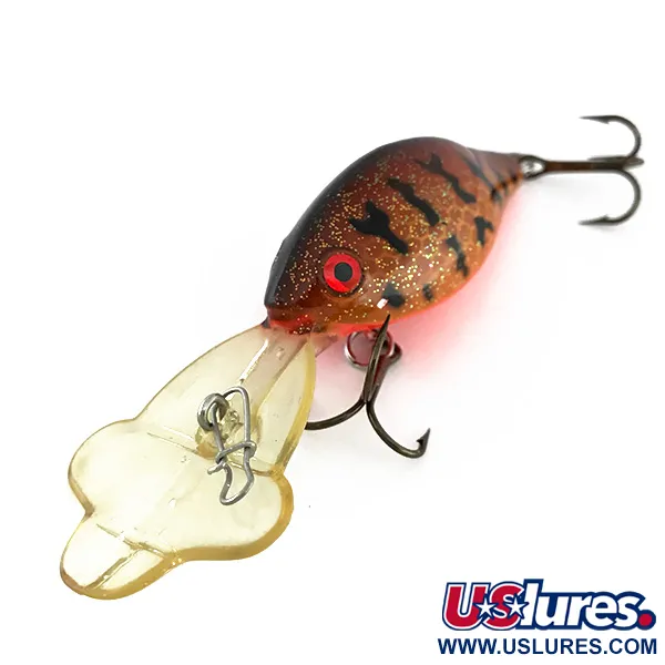 Luhr Jensen Hot Lips Express UV Wobbler, Brown Brown Tiger, 12g, #8032