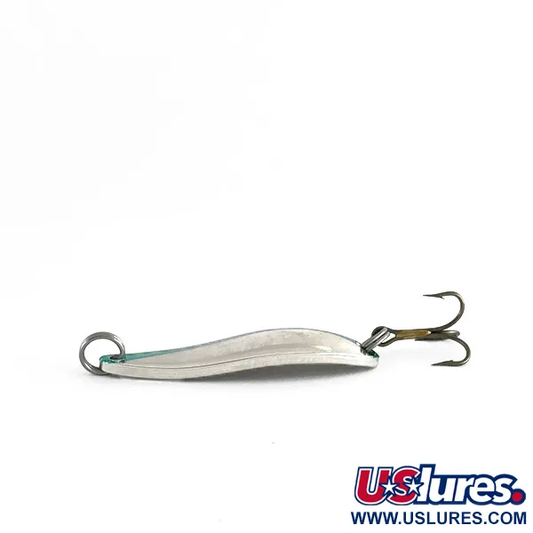 Acme Fiord Spoon Blinker, Nickel / Grün, 7g, Vintage, #8044