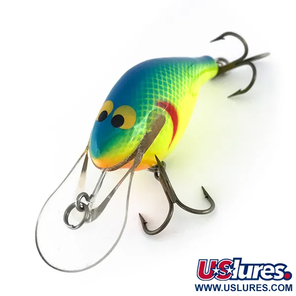 Renegade Little Diver Crankbait, Chartreuse, 11g, Jelutong-Holz, #8051