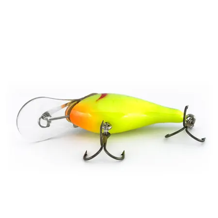 Renegade Little Diver Crankbait, Chartreuse, 11g, Jelutong-Holz, #8051