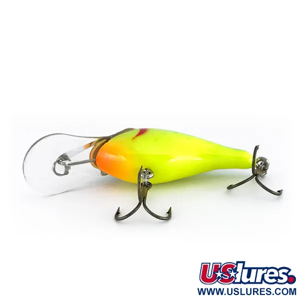 Renegade Little Diver Crankbait, Chartreuse, 11g, Jelutong-Holz, #8051