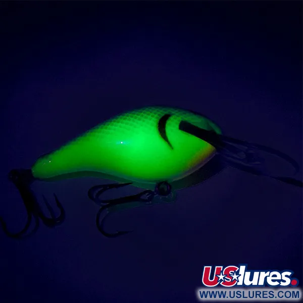 Renegade Little Diver Crankbait, Chartreuse, 11g, Jelutong-Holz, #8051