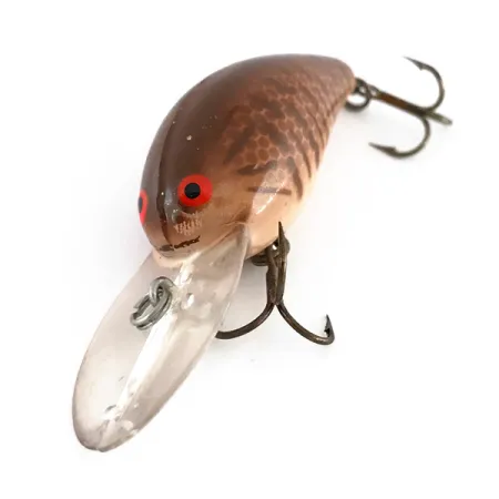 Bomber Model 7A Baby Striper Crankbait, Brown Tiger, 9g, schwimmend, #8053