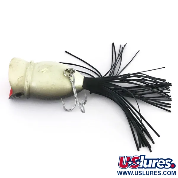 Producers 8054 Popper, Schwarz / Rot, 8g, Gummifransen, #8054