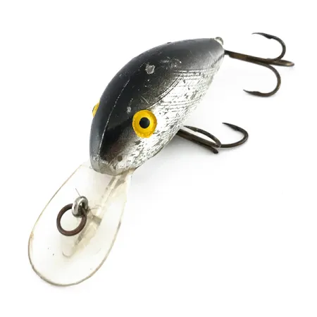 Rebel Super R Crankbait, Silber, 14g, Tiefläufer, #8056