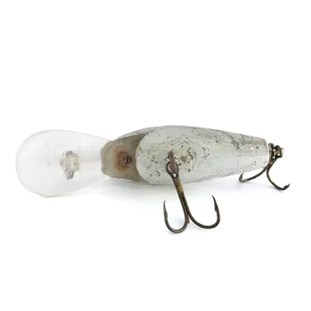 Rebel Super R Crankbait, Silber, 14g, Tiefläufer, #8056