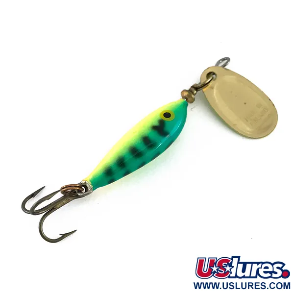 Blue Fox Vibrax Minnow Spin 1 UV Spinner, Fire Tiger, 4g, UV, #8062