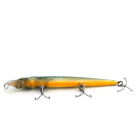 Rapala Husky Jerk 12 Wobbler, Gold/Blau, 13g, Schwebend, #8078
