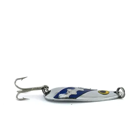 Moriyama Blinker, Nickel / Blau, 7g, Schuppendesign, #8088