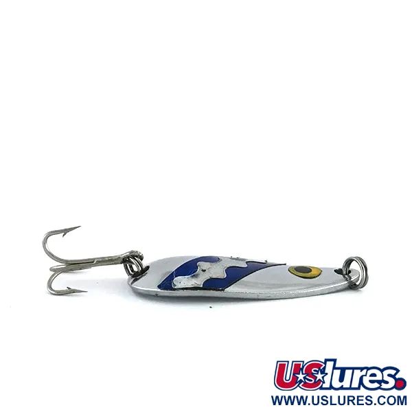 Moriyama Blinker, Nickel / Blau, 7g, Schuppendesign, #8088