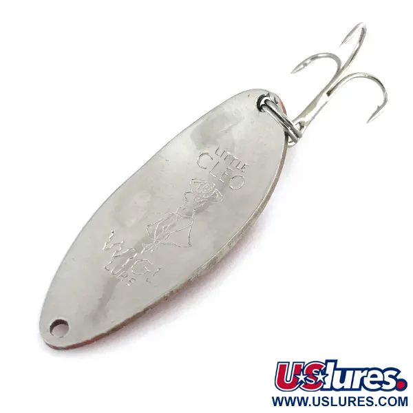 Little Cleo (Hula Girl) Blinker, Rot / Weiß / Nickel, 18g, #8089