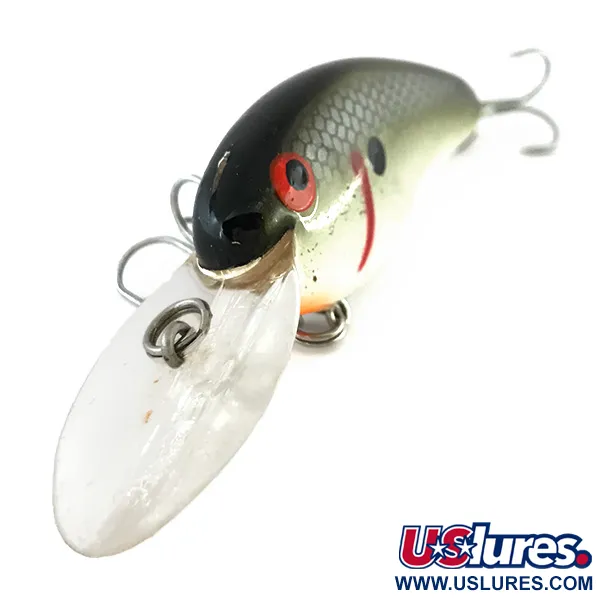 Bomber Fat Free Shad Crankbait, Shad, 10g, Suspending, #8097
