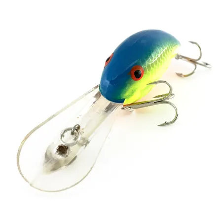 Bandit 300 Crankbait, Limonengelb-Blau, 8,5g, Glow-Finish, #8098