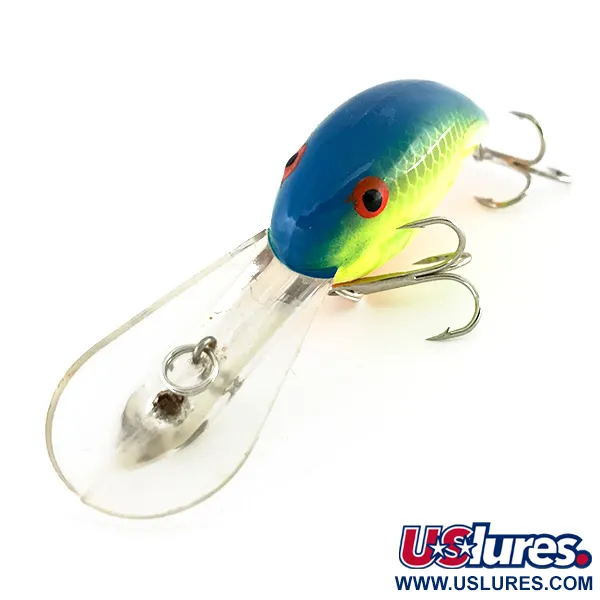 Bandit 300 Crankbait, Limonengelb-Blau, 8,5g, Glow-Finish, #8098