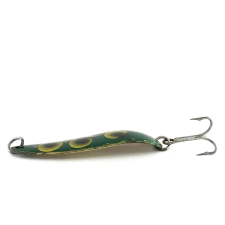 Luhr Jensen Krocodile Die #5 Blinker, Frog/Messing, 28g, Messing, #8110