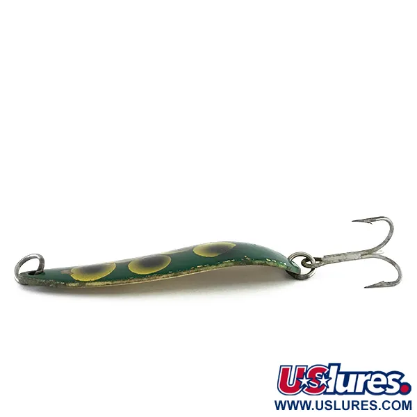 Luhr Jensen Krocodile Die #5 Blinker, Frog/Messing, 28g, Messing, #8110
